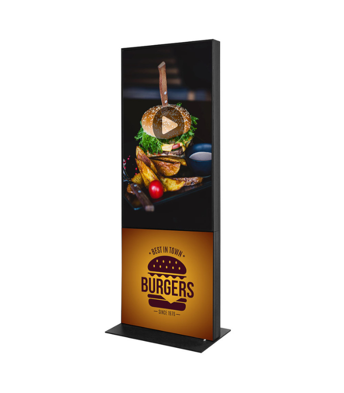 Tótem de tela digital Con 55" pantalla Samsung - Masa Display